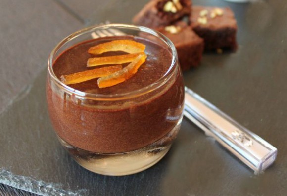 Recette Mousse au Chocolat à l'orange confite